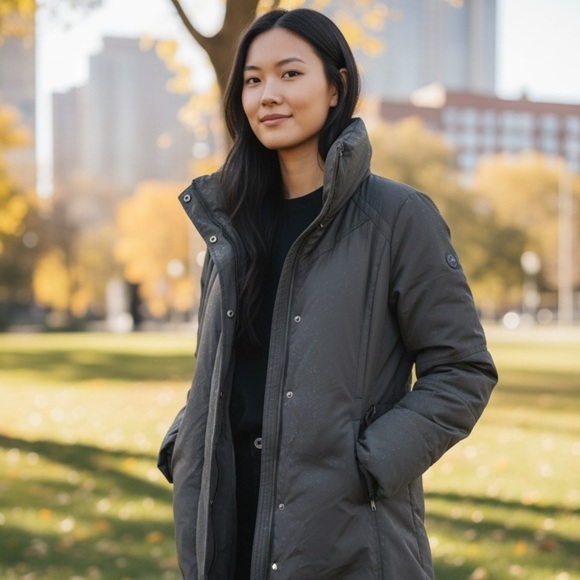 Marc New York Jackets & Blazers - Marc New York Olive Puffer Coat